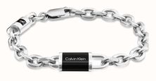 Calvin Klein Interlock Stainless Steel Mens Bracelet 35100118
