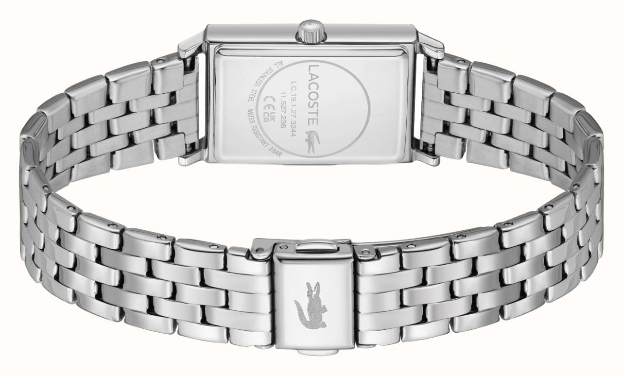 Lacoste Catherine Quartz (20.7x28.3mm) Pink Sunray Dial / Stainless Steel Bracelet 2001487 - alternate view 3