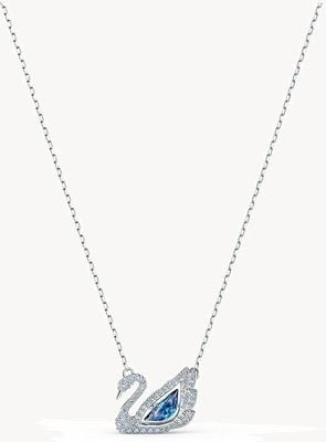 Swarovski | Dancing Swan | Blue Crystal Necklace | 5533397