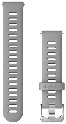 Garmin Quick Release Strap Only (18mm) Powder Grey, Silver Hardware 010-11251-3G