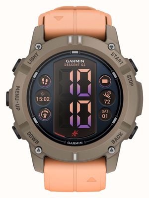 Garmin Descent G2 AMOLED Watch-Style Dive Computer - Paloma with Shell Pink Band 010-02986-01