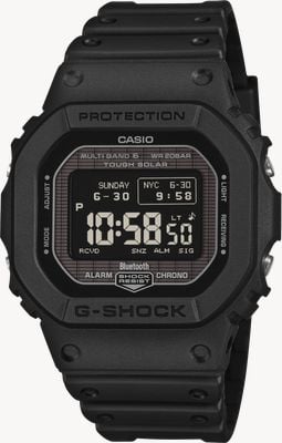 Casio G-Shock Digital 5600 Series (44.1mm) Digital MIP Dial / Black Resin Band GW-BX5600-1A1ER