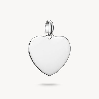Thomas Sabo Large Silver Heart Pendant Charm - Connect CC1274-001-21