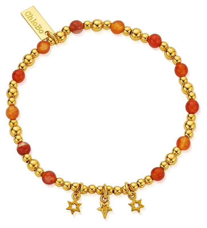ChloBo GBFA20864037 Divine Courage Bracelet - 18ct Gold Jewellery