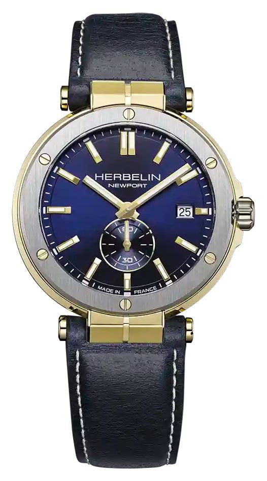 Herbelin 18389T1N35 Newport Quartz Small-Seconds (40.5mm) Watch