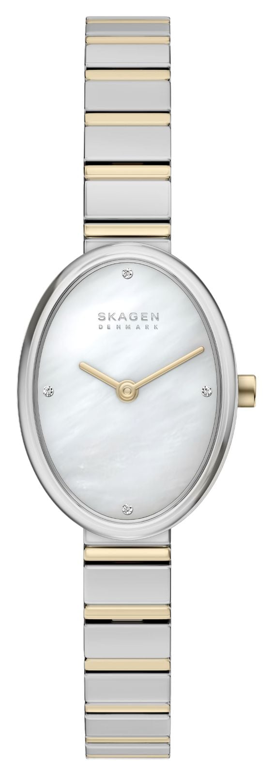 Skagen SKW3198 Anita Oval Quartz (20mm) Mother-of-Pearl Dial Watch