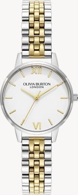 Olivia Burton | Women's | Midi Dial | Two-Tone Bracelet | White Dial | OB16MDW34 24000170
