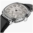 Hamilton American Classic Cushion Mechanical (34mm) Silver Sunray Dial / Black Leather Strap Watch H36149710 - alternate view 4