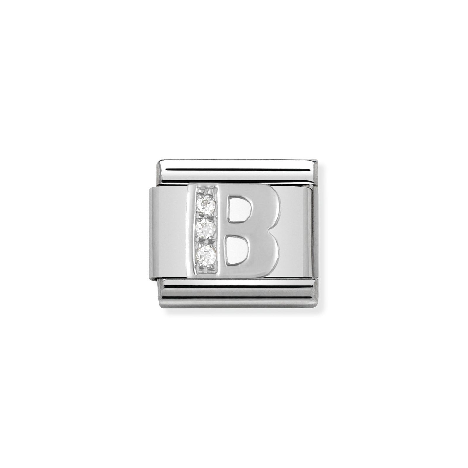 Nomination 330301/02 Classic Letter B Sterling Silver & Jewellery
