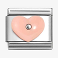 Nomination Classic Heart Sterling Silver & Steel Charm 330509/18