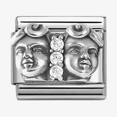 Nomination Classic Gemini Sterling Silver Charm 330326/03