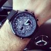 Customer picture of Citizen Navihawk A-T Black IP Plated Eco-Drive Radio Controlled JY8037-50E