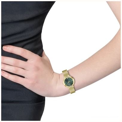 Guess Ladies Louisa Gold-Tone Mesh Bracelet GW1086L2 - alternate view 5