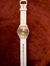 Customer picture of Garmin Vivomove Trend Peach Gold Stainless Steel Bezel With Ivory Case And Silicone Band 010-02665-01