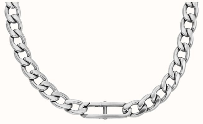 Fossil Men's Heritage D-Link Stainless Steel Chain Necklace JF04769040