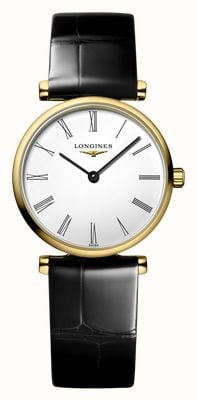 LONGINES La Grande Classique de Longines (24mm) White Dial / Black Leather Strap L42092112