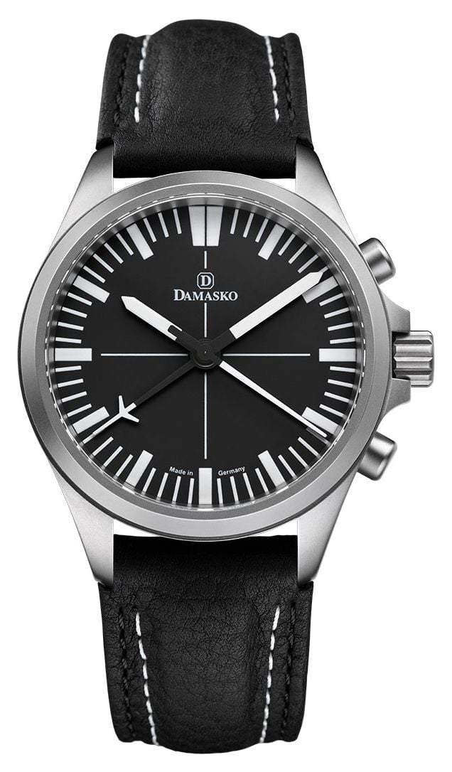 Damasko DC70 BLACK LEATHER DC70 Chronograph Manufacture Watch