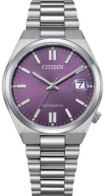 Citizen Tsuyosa Automatic (37mm) Sunray Purple Dial / Stainless Steel Bracelet NJ0200-50W
