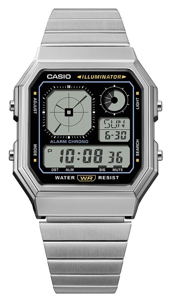 Casio A130WE-1AEF Vintage Illuminator (33.9mm) Digital Watch