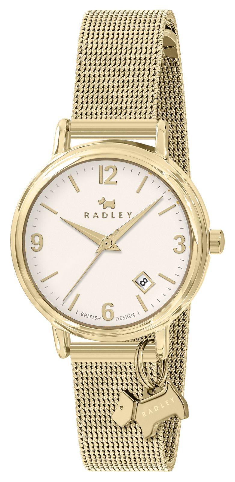 Radley RY4638 Women's (27mm) White Dial / Gold-Tone Steel Watch