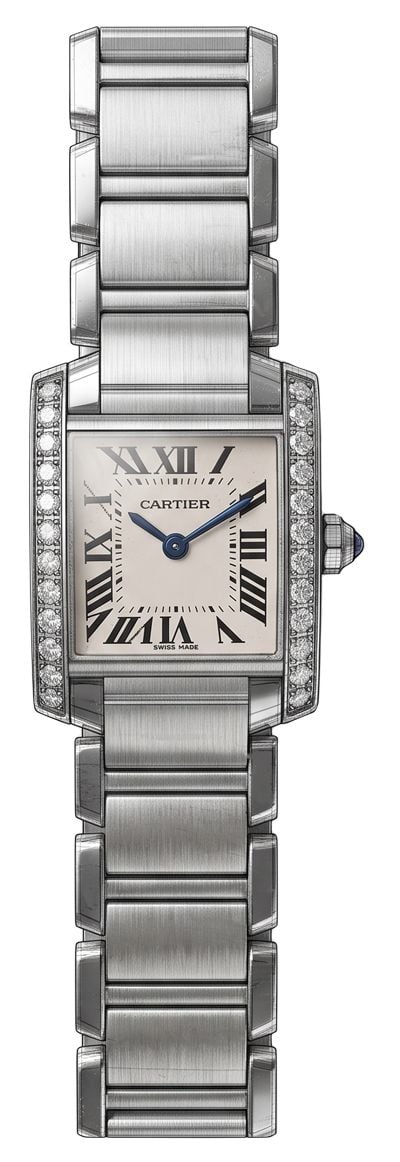 Pre-owned JMP-873559 Cartier Tank FranÃ§aise After-Set Watch