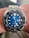 Customer picture of Seiko Men's Save The Ocean | Stainless Steel Bracelet | Blue Dial SRPE39K1