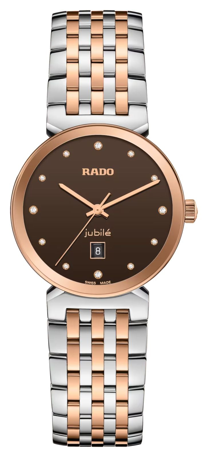 RADO R48913763 Florence Diamonds Quartz (30mm) Brown Sunray Watch