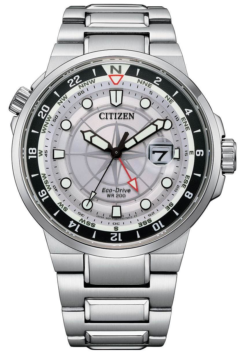 Citizen BJ7140-53A Eco-Drive Endeavor Dual-Time (44mm) White Watch