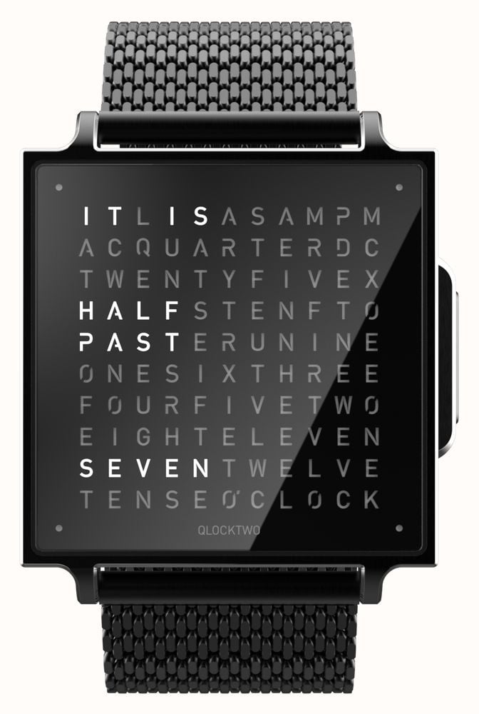 QLOCKTWO QW38EN6BLBMBLN