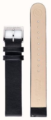 Mondaine Black Vegan Leather Grape Strap Only XL Watch FG311820QXL