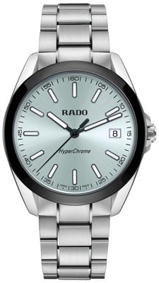 RADO HyperChrome Quartz (41.5mm) Ice-Blue Sunray Dial / Stainless Steel Bracelet R32280213