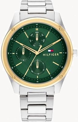Tommy Hilfiger Men's | Green Dial | Stainless Steel Bracelet 1710537