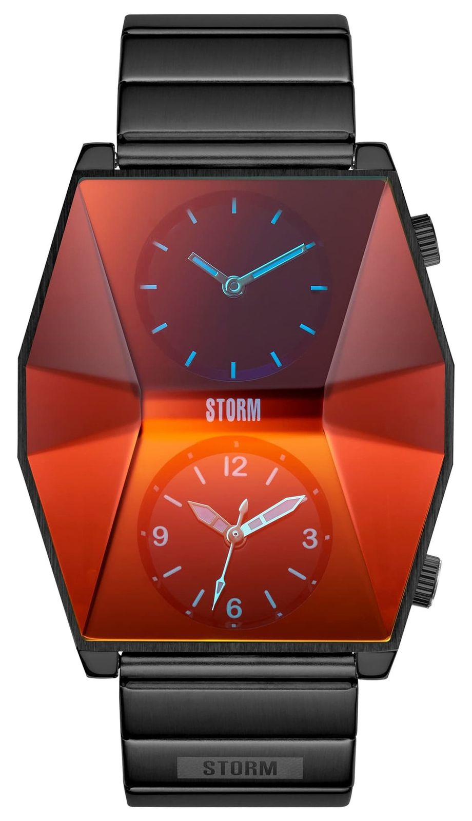 STORM 47561/SL/R ZAREX Dual-Dial Quartz (40.5mm) Slate Red Watch