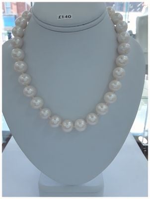 Freshwater Peal Beaded Necklet 18" J55423