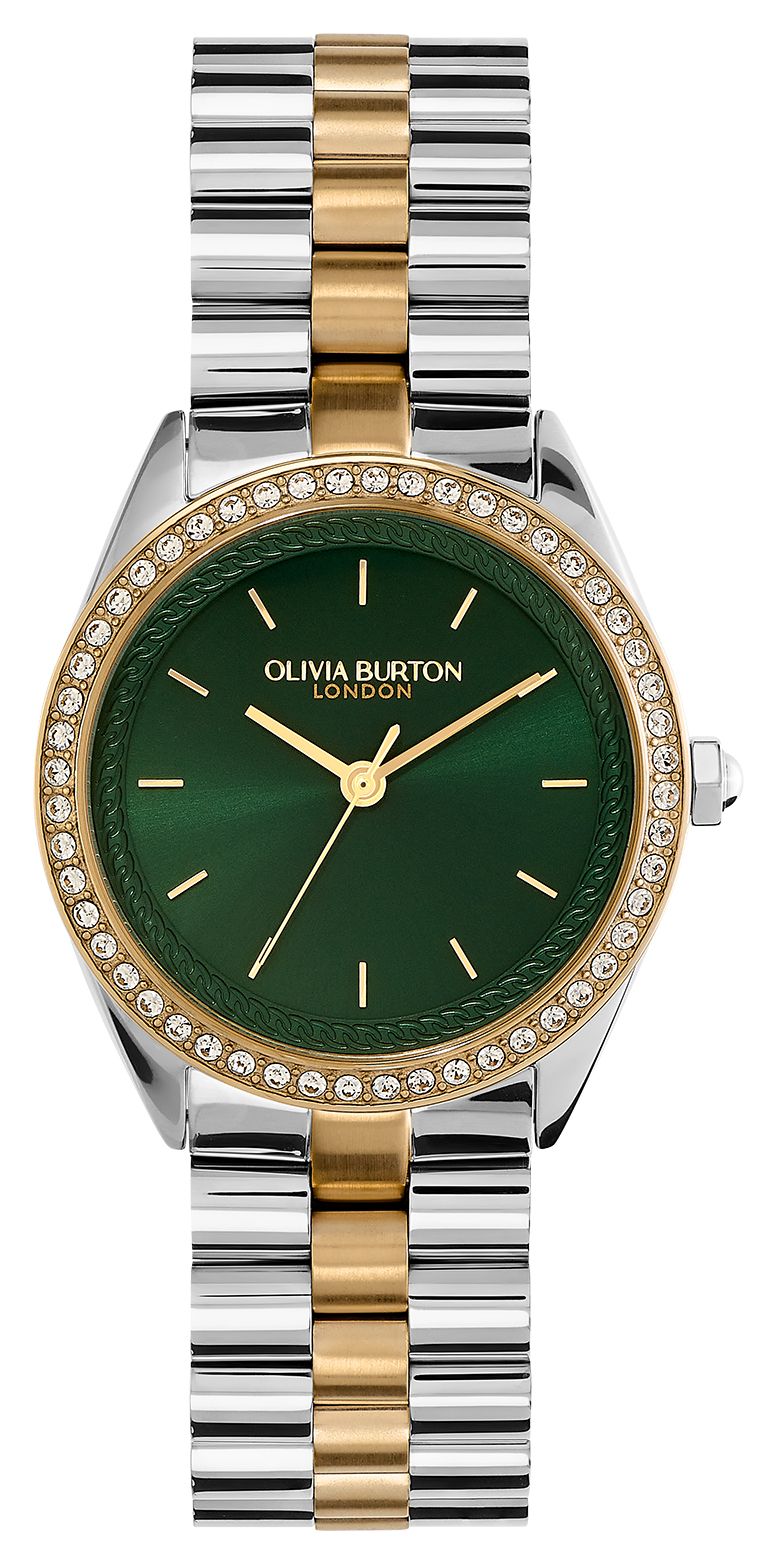 Olivia Burton 24000137 Sports Luxe Bejewelled (34mm) Green Watch