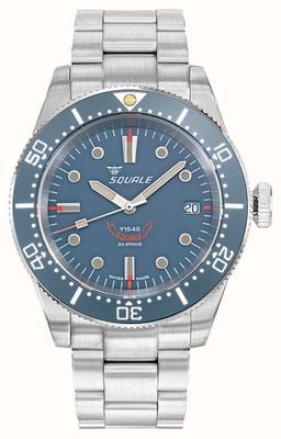 Squale 1545 Grey (40mm) Grey Dial / Stainless Steel Bracelet 1545GG.AC
