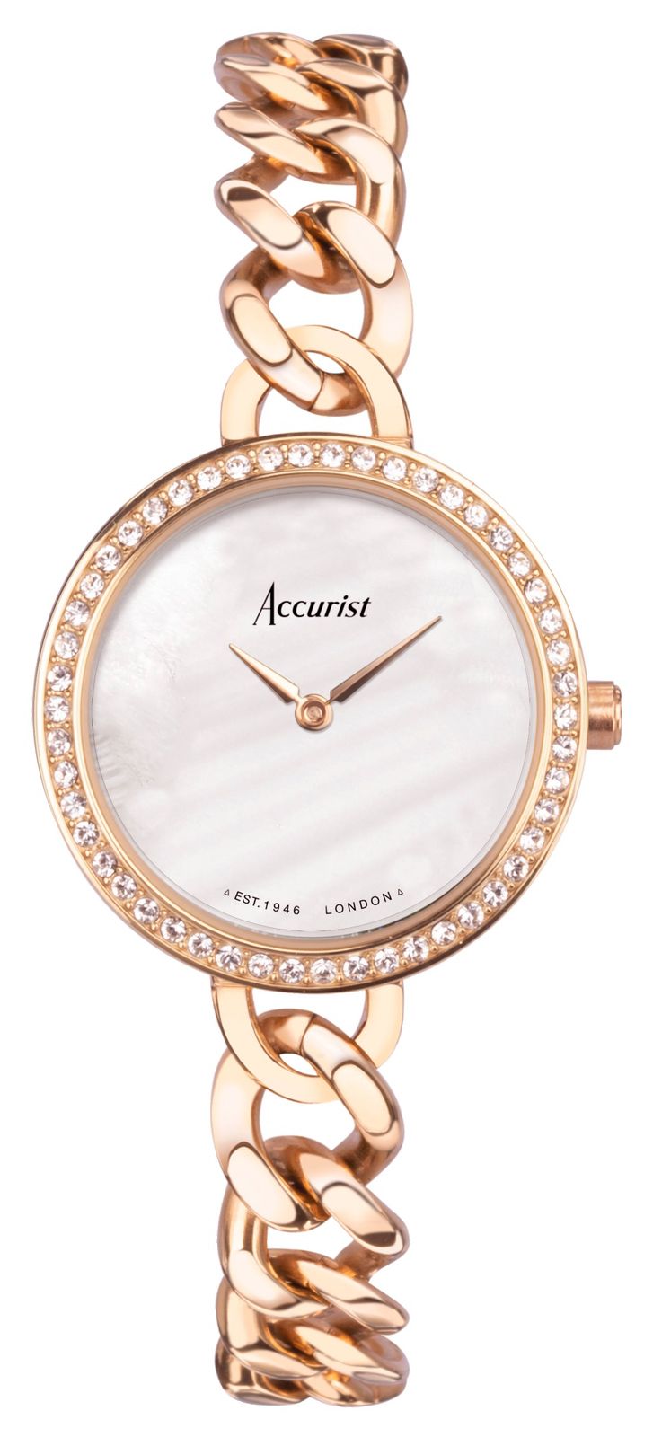 Accurist 78009 Women’s Jewellery (28mm) White Mother-of- Watch