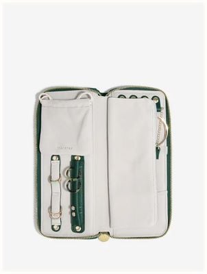 Stackers Jewellery Roll in Forest Green 76417