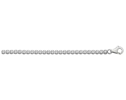 Treasure House G2588 STERLING SILVER LADIES' CZ BRACELET Jewellery