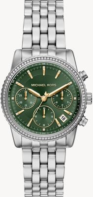 Michael Kors Bryant Chronograph (35mm) Green Dial / Stainless Steel Bracelet MK7583