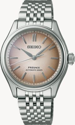 Seiko Presage Classic Series 'Fushi-iro' Automatic (36mm) Light Brown Dial / Stainless Steel Bracelet SPB523J1