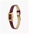 Fossil Raquel 18 mm Three-Hand Red Leather ES5530 - alternate view 3