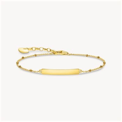 Thomas Sabo Classic 18ct Gold-Plated Dots Bracelet A1975-413-39-L19V