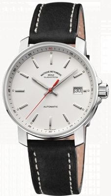Mühle Glashütte 29er Automatic (36.6mm) White Dial / Black Leather Strap M1-25-21-LB