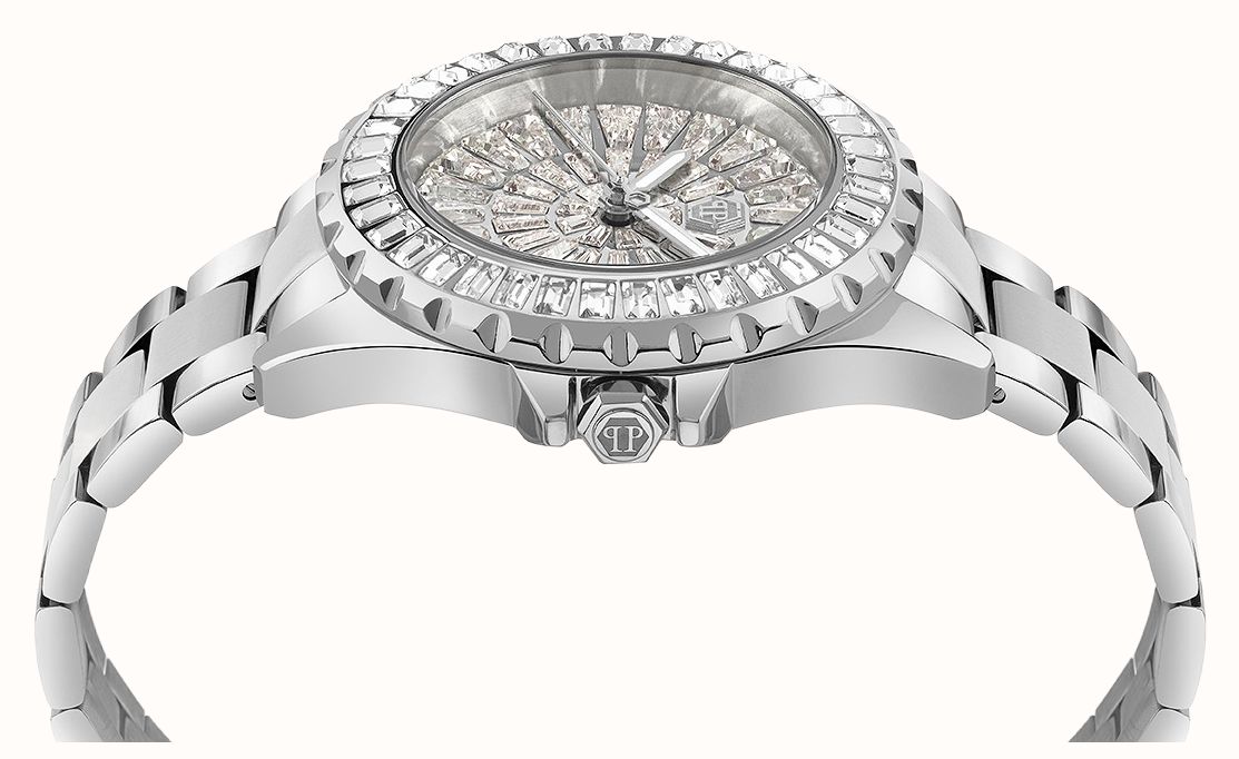 Philipp Plein PLEIN HEAVEN Quartz (34mm) Crystal Pavé Dial / Stainless Steel Bracelet PWEHA0326 - alternate view 3