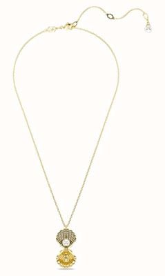 Swarovski Idyllia Pendant Crystal Pearl, Shell, White, 18k Gold Plated 5683966