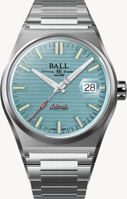 Ball Watch Company Roadmaster Perseverer Automatic (40mm) Ice Blue Dial / Stainless Steel Bracelet NM9050C-S1-IBE