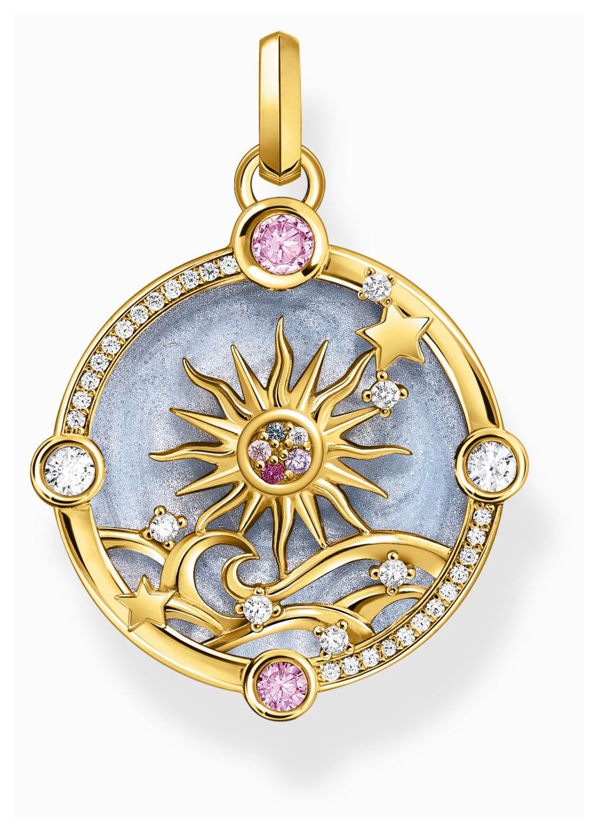 Thomas Sabo PE960-471-1 Cosmic Amulet Gold-Plated Cold Jewellery