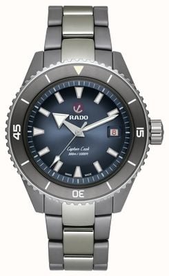 RADO Captain Cook High-Tech Ceramic Diver Automatic (43mm) Blue Dial / Plasma High-Tech Ceramic Bracelet R32144202