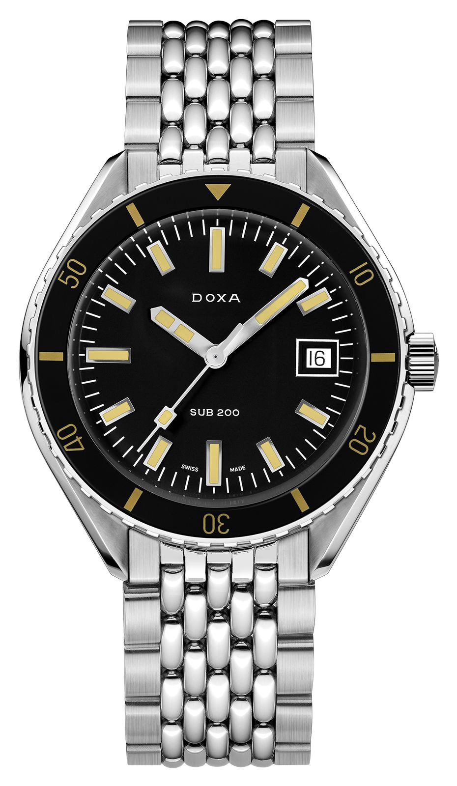 DOXA 799.10.101.10 SUB 200 Sharkhunter (42mm) Black Iconic Watch